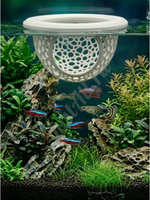 Кормушка‑убежище для аквариумных рыбок